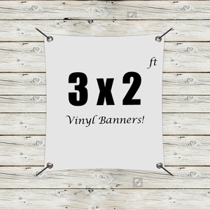 Photo of Custom 3' X 2' Vinyl Banners