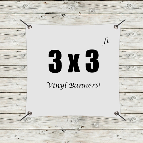 Main photo of Custom 3' X 3' Vinyl Banners