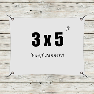 Photo of Custom 3' X 5' Vinyl Banners