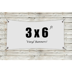 Photo of Custom 3' X 6' Vinyl Banners