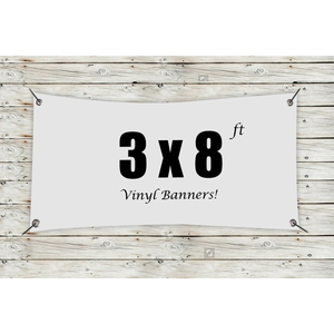 Photo of Custom 3' X 8' Vinyl Banners