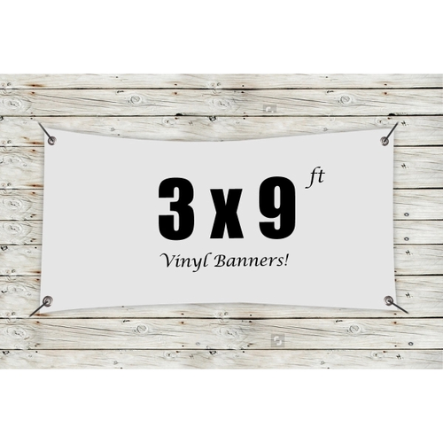 Main photo of Custom 3' X 9' Vinyl Banners