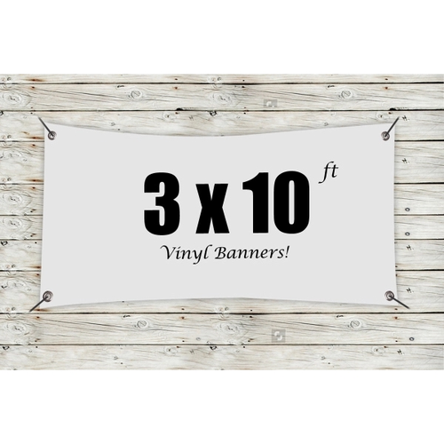 Main photo of Custom 3' X 10' Vinyl Banners