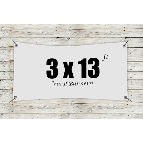 Main photo of Custom 3' X 13' Vinyl Banners