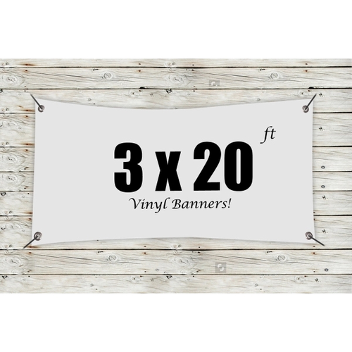 Main photo of Custom 3' X 20' Vinyl Banners