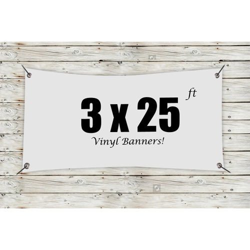 Main photo of Custom 3' X 25' Vinyl Banners