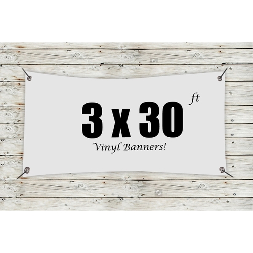 Main photo of Custom 3' X 30' Vinyl Banners