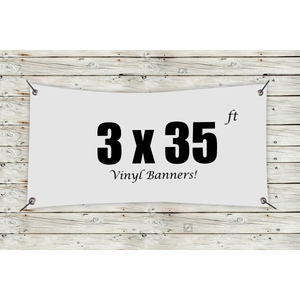 Photo of Custom 3' X 35' Vinyl Banners