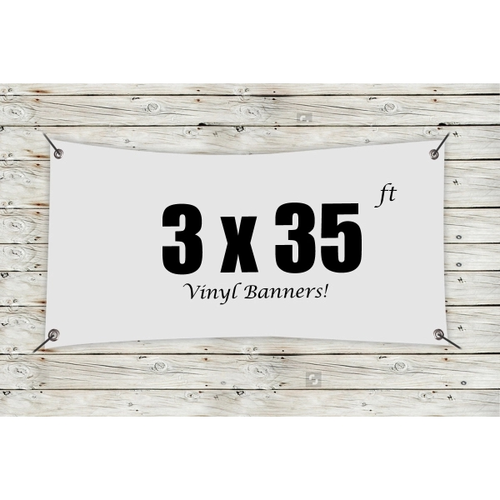 Main photo of Custom 3' X 35' Vinyl Banners