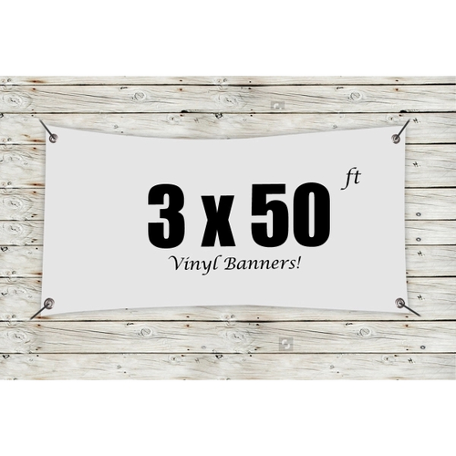 Main photo of Custom 3' X 50' Vinyl Banners