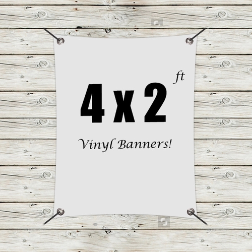 Main photo of Custom 4' X 2' Vinyl Banners
