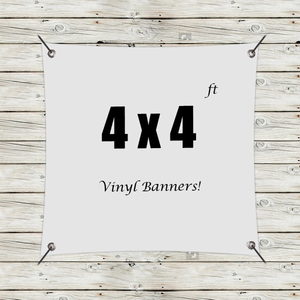 Photo of Custom 4' X 4' Vinyl Banners