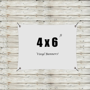 Photo of Custom 4' X 6' Vinyl Banners