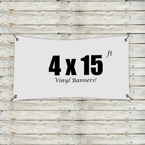 Main photo of Custom 4' X 15' Vinyl Banners
