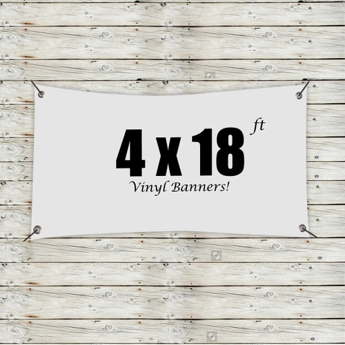 Main photo of Custom 4' X 18' Vinyl Banners