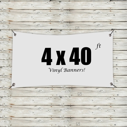Main photo of Custom 4' X 40' Vinyl Banners