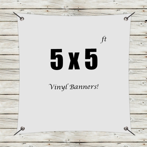 Main photo of Custom 5' X 5' Vinyl Banners