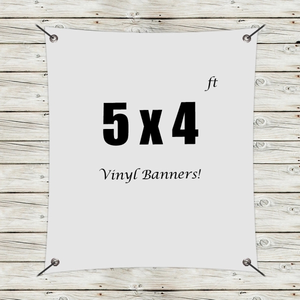 Photo of Custom 5' X 4' Vinyl Banners