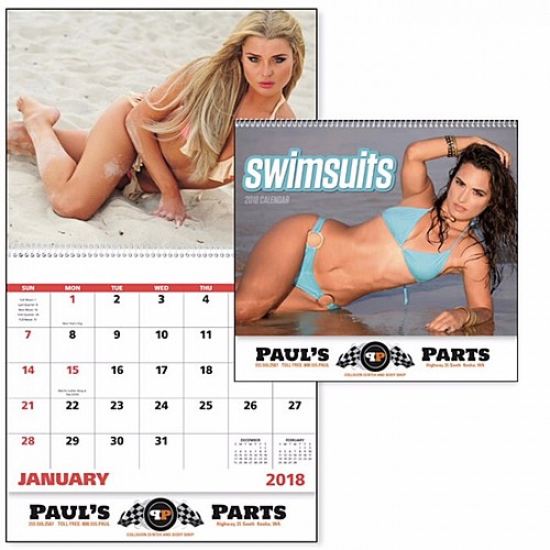 Photo of Swimsuits Spiral Calendar