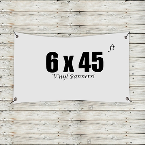 Photo of Custom 6' X 45' Vinyl Banners