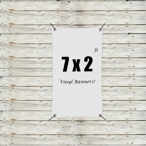 Photo of Custom 7' X 2' Vinyl Banners