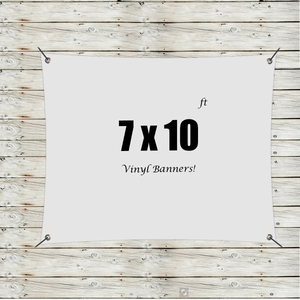 Photo of Custom 7' X 10' Vinyl Banners