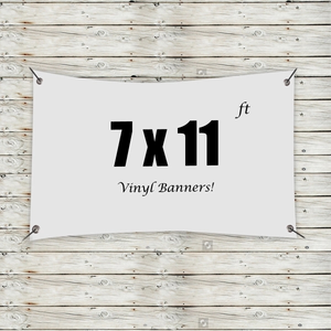 Photo of Custom 7' X 11' Vinyl Banners