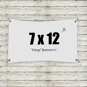 Photo of Custom 7' X 12' Vinyl Banners