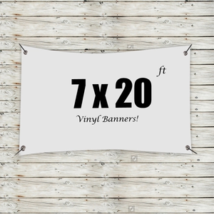 Photo of Custom 7' X 20' Vinyl Banners