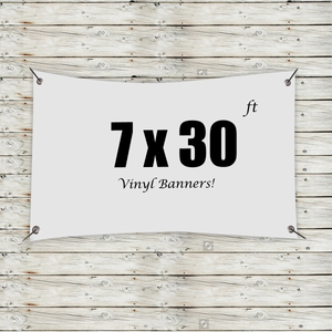 Photo of Custom 7' X 30' Vinyl Banners