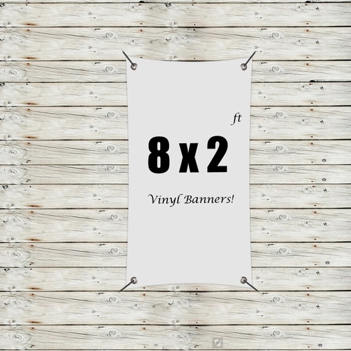 Main photo of Custom 8' X 2' Vinyl Banners