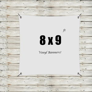 Photo of Custom 8' X 9' Vinyl Banners