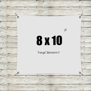 Photo of Custom 8' X 10' Vinyl Banners