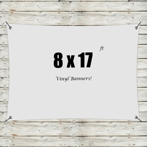 Photo of Custom 8' X 17' Vinyl Banners