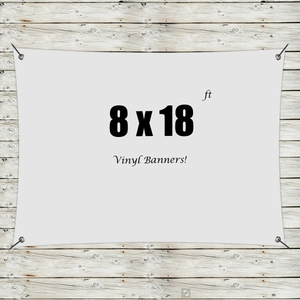 Photo of Custom 8' X 18' Vinyl Banners