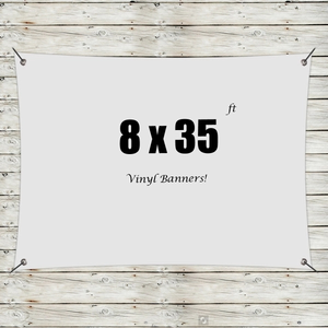 Photo of Custom 8' X 35' Vinyl Banners
