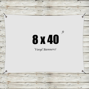 Photo of Custom 8' X 40' Vinyl Banners