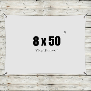 Photo of Custom 8' X 50' Vinyl Banners