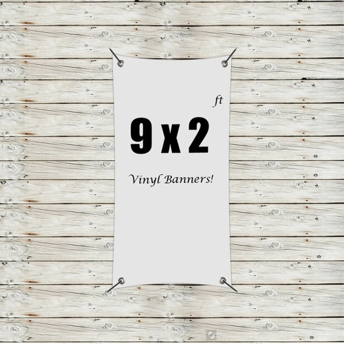 Main photo of Custom 9' X 2' Vinyl Banners
