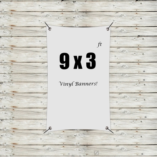 Main photo of Custom 9' X 3' Vinyl Banners