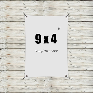 Photo of Custom 9' X 4' Vinyl Banners