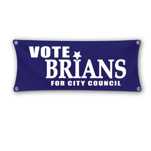 Purple color option for Custom 9' X 5' Vinyl Banners