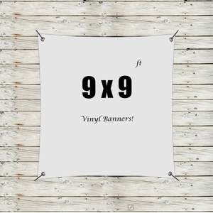 Photo of Custom 9' X 9' Vinyl Banners