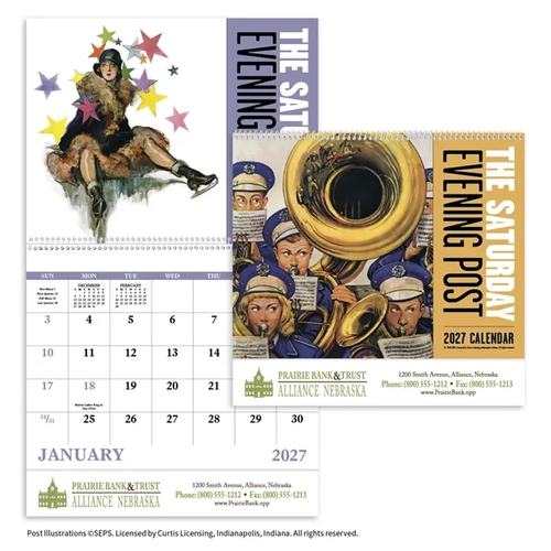 Main photo of The Saturday Evening Post Spiral Calendar