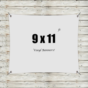 Photo of Custom 9' X 11' Vinyl Banners