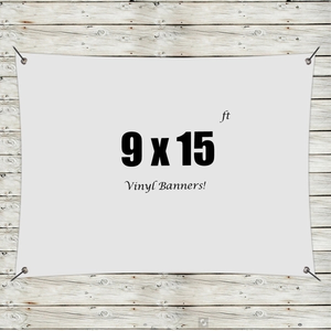 Photo of Custom 9' X 15' Vinyl Banners