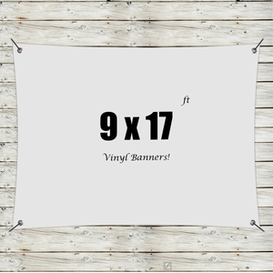 Photo of Custom 9' X 17' Vinyl Banners