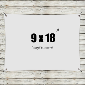 Photo of Custom 9' X 18' Vinyl Banners