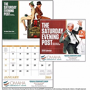 Photo of The Saturday Evening Post Spiral Calendar
