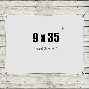 Photo of Custom 9' X 35' Vinyl Banners